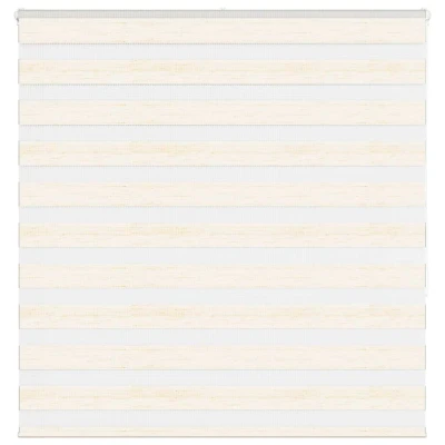 Afbeelding van vidaXL Zebra rolgordijn 140x150 cm stofbreedte 135,9cm marmerbeige