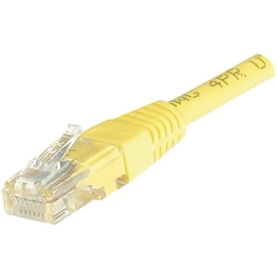 Afbeelding van Netwerkkabel RJ45 CAT 6 U/UTP geel 0.3 m