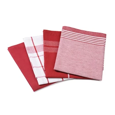 Afbeelding van Gözze theedoeken set, 4 delig, katoen, Terra, 50 x 70 cm, 60057 32 5070