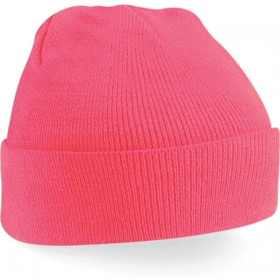 Afbeelding van Beechfield Muts Original met omslag B45 Fluorescent Pink