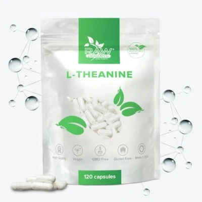 Afbeelding van RP L theanine 200mg 120 veganistische capsules voor cognieve gezondheid Nootropisch supplement 4 maanden levering vervaardigd in ISO gelicentieerde faciliteiten Niet GMO
