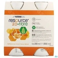Afbeelding van Resource 2 0 Fibre abrikoos 200 gram 4 stuks