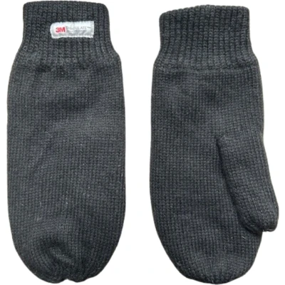 Afbeelding van Heren wanten Winter want Thinsulate Wol Zwart One size