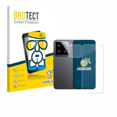 Afbeelding van BROTECT Screenprotector voor Xiaomi 15 (Voor+Camera) Folie Beschermfolie Beschermglas transparant