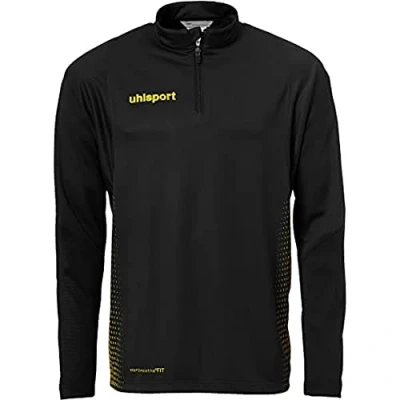 Afbeelding van Uhlsport Score Ziptop Heren Zwart / Fluogeel Maat: S