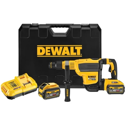 Afbeelding van DeWALT DCH614X2 FlexVolt Accu Combihamer SDS Max 54V set (2x9Ah+lader) in koffer