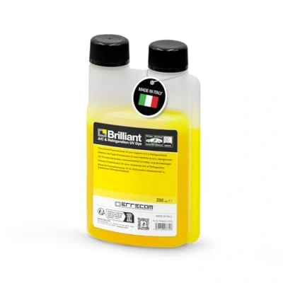 Afbeelding van Errecom Brilliant, UV Refrigerant Leak Detector Dye for Air Conditioning and Refrigeration Systems, 250 mL self measure bottle