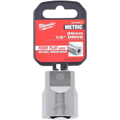 Afbeelding van Milwaukee Accessoires 1/2&quot; Dop Metrisch 26 mm 4932480024