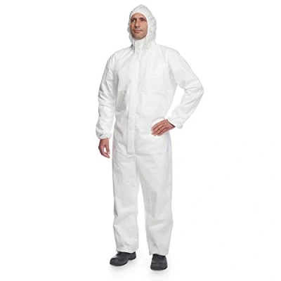 Afbeelding van DuPont ProShield 20, beschermend pak met capuchon, categorie III, type 5 en 6, wit, maat M