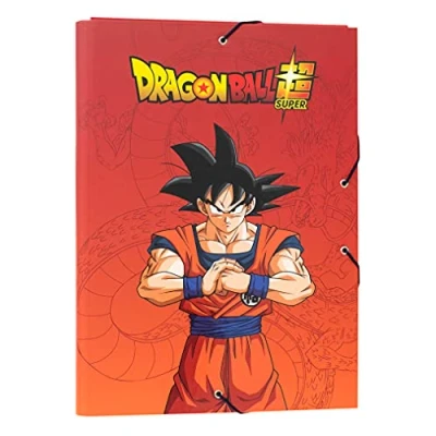Afbeelding van Erik® A4 Elastiekmap Dragon Ball Opbergmap met hoekelastiek en binnenkleppen