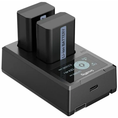 Afbeelding van SmallRig 3818 NP FW50 BATTERIJ &amp; LADER KIT (Batterij, Lader), Stroomvoorziening voor de camera, Zwart