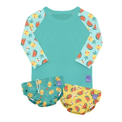 Afbeelding van Bambino Mio, zwemset, tropische, XL (2 jaar+)