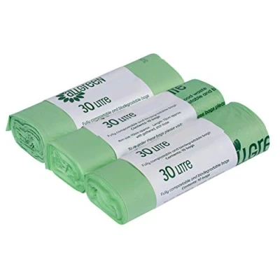 Afbeelding van All Green 30L 36 composteerbare vuilniszakken, 30 stuks, groen, l