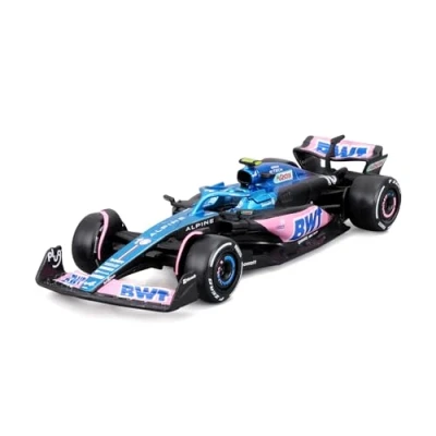 Afbeelding van BBURAGO Formule 1 Alpine 2023 van Pierre Gasly 1/43 voertuig replica Racing collectie speelgoed voor kinderen vanaf 3 jaar 38072G