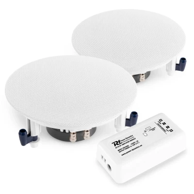 Afbeelding van Power Dynamics ESCS5 inbouw speaker (2x) met BT10 Bluetooth versterker