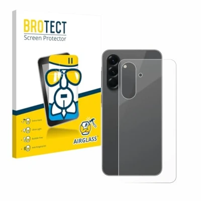 Afbeelding van BROTECT Screenprotector voor Samsung Galaxy A56 (Achterkant) Folie Beschermfolie Beschermglas transparant