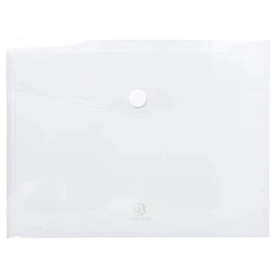 Afbeelding van Exacompta 56421e zak met 5 snelhechters A4 klittenbandsluiting, 24 x 31,5 kleurloos