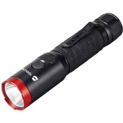 Afbeelding van TOOLCRAFT Handlamp werkt op Li ion oplaadbare batterij LED Verstelbaar, Met magneethouder, riemclip 1000 lm 5 h 176 g
