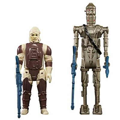 Afbeelding van Star Wars Retro Collection Bounty Hunters 2 Pack Dengar &amp; IG 88 speelgoed 9,5 CM schaal Wars: The Empire Strikes Back