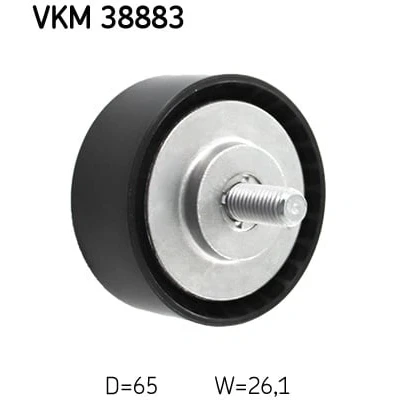 Afbeelding van SKF Geleiderol (poly) V riem VKM 38883