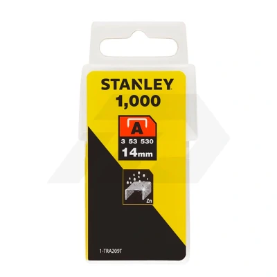 Afbeelding van Stanley nieten 12mm type A 1 TRA208T (Per 1000 stuks)