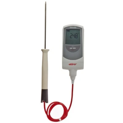 Afbeelding van ebro TFX 410 Insteekthermometer (HACCP) Meetbereik temperatuur 50 tot +300 C Sensortype Pt1000 Conform HACCP