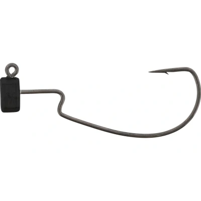 Afbeelding van Westin Offset Ned Jig Head Black Nickel Tungsten #3/0 (2 stuks) 5g Loodkoppen