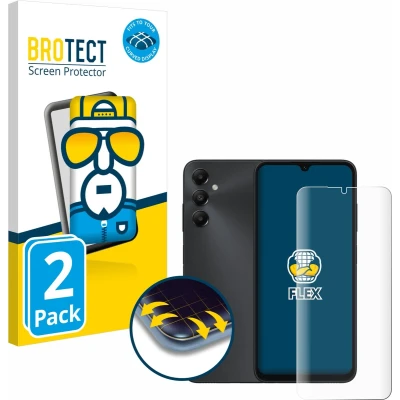 Afbeelding van BROTECT Screenprotector voor Samsung Galaxy A05s Folie Beschermfolie transparant volledig dekking (2 Stuks)