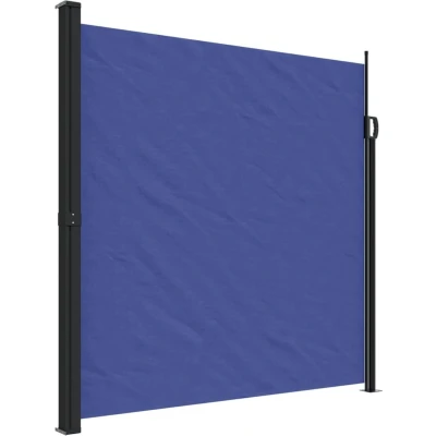 Afbeelding van Windscherm uittrekbaar 200x600 cm blauw