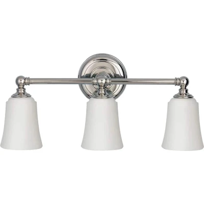 Afbeelding van FEISS Badkamer wandlamp Huguenot Lake, met drie lampjes