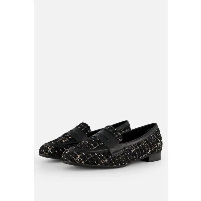 Afbeelding van MARCO TOZZI MT Soft Lining Dames Loafers BLACK COMB Maat 39