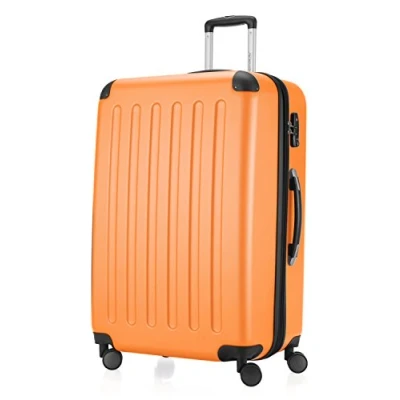 Afbeelding van HAUPTSTADTKOFFER SPREE Harde koffer, trolleykoffer, uitbreidbare reiskoffer, 4 wielen, TSA, 75 cm, 119 liter, oranje