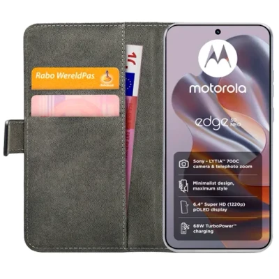 Afbeelding van Mobilize PU leer Book Case Zwart Motorola Edge 50 Neo