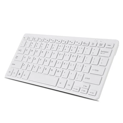 Afbeelding van Mini toetsenbord Bedraad Dun draagbaar 78 toetsen Usb multimedia Klein, brede compatibiliteit Geschikt voor pc, computer, Apple Mac, laptop, Windows(Wit)