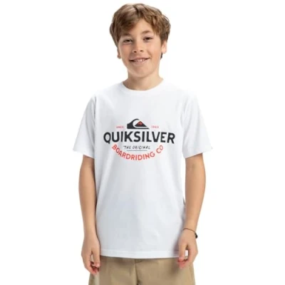 Afbeelding van Quiksilver Typed OUT Unisex Tshirt print voor kinderen, Maat: 164, Tigerlily