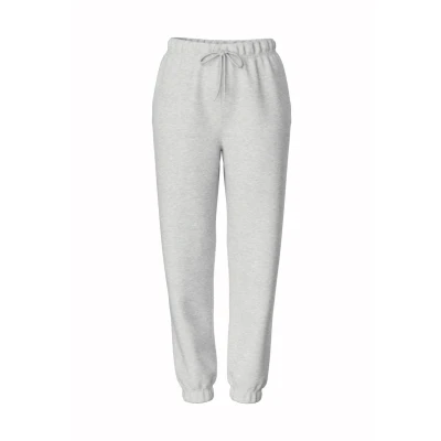 Afbeelding van PIECES regular fit broek Chilli grijs melange