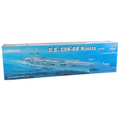Afbeelding van 1:350 Trumpeter 05605 Aircraft Carrier CVN 68 USS Nimitz 1975 Plastic Modelbouwpakket