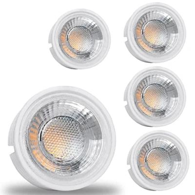 Afbeelding van YanFeiYit 5x LED module als GU10 vervanging 5W 38 dimbaar van keramiek super plat 230V lamp voor inbouwspot spot (warm wit 3000K)