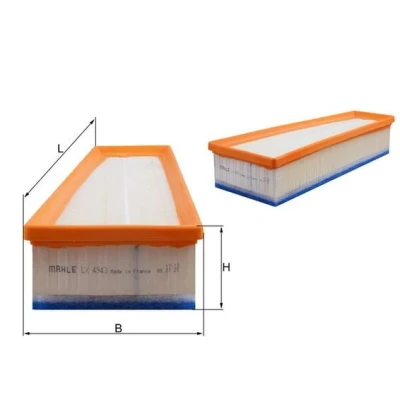 Afbeelding van Mahle Original Luchtfilter LX 4943