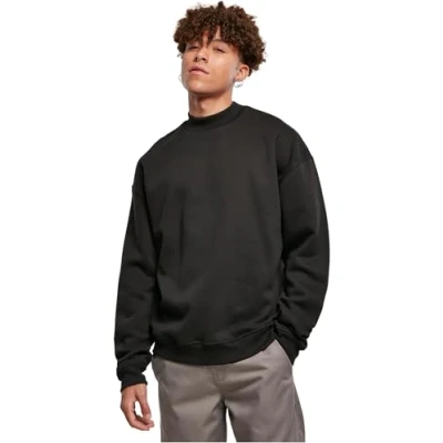 Afbeelding van Urban Classics MOCK Sweater, Heren, Maat: 4XL, Black