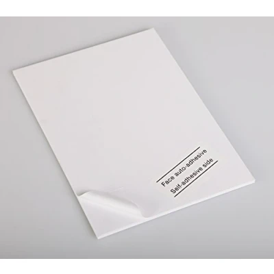 Afbeelding van Clairefontaine 93611C verpakking (met 20 schuimdozen, zelfklevend, DIN A4, 21 x 29,7 cm, 5 mm, ideaal voor decoratiewerk, eenvoudig te bewerken, chloorvrij) van stuks, wit