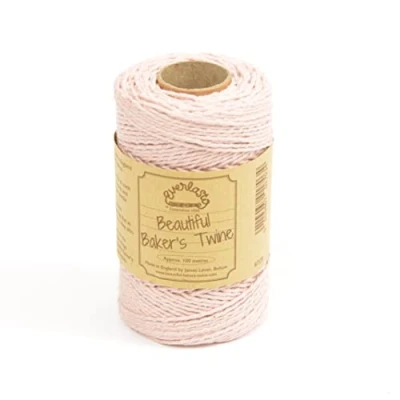 Afbeelding van 100m Everlasto &#039;Solid&#039; Beautiful Baker&#039;s Cotton Craft Twine (ongeveer 2 mm) (KERSBLOESEM)