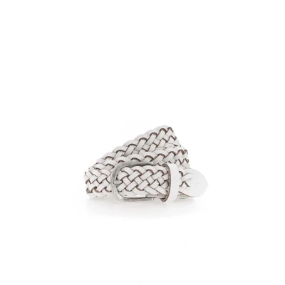 Afbeelding van Tamaris Gevlochten riem, Dames, Maat: 120, Weiss