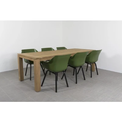 Afbeelding van Hartman Sophie Element Green/Rome 240 cm. tuinset 7 delig