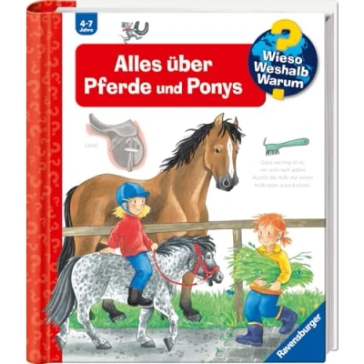 Afbeelding van Wieso? Weshalb? Warum?, Band 21: Alles über Pferde und Ponys
