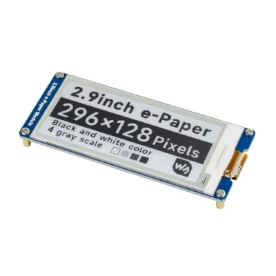 Afbeelding van Waveshare 2.9 Inch E Paper Display Panel Module Kit 296x128 Resolution Ink Electronic Screen for Raspberry Pi/Jetson Nano/Arduino/STM32 Support Partial Refresh SPI Interface
