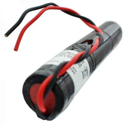 Afbeelding van batterij voor noodverlichting 3.6 volt 3000mAh NiMH met kabels
