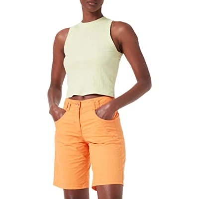 Afbeelding van TOM TAILOR Dames Chino bermuda shorts 1031730, 29751 Bright Mango Orange, 32
