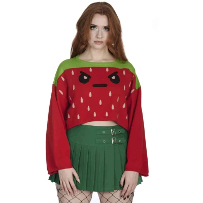 Afbeelding van Banned Kamiko Gebreide trui XL Rood
