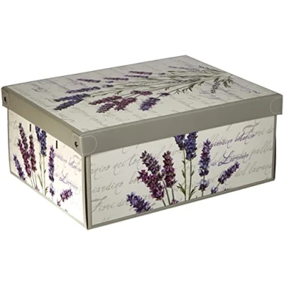 Afbeelding van Kanguru la coperta con le maniche COLLECTION MIDI LAVANDA PROFUMATA Opbergdoos, Paperboard, kleurrijk, 32 x 42 17,5 cm